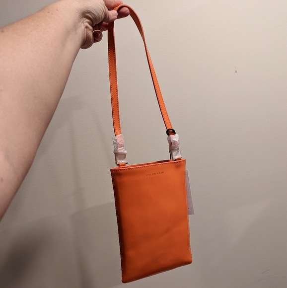 Coral\orangish patent leather mini bag - Picture 9 of 9